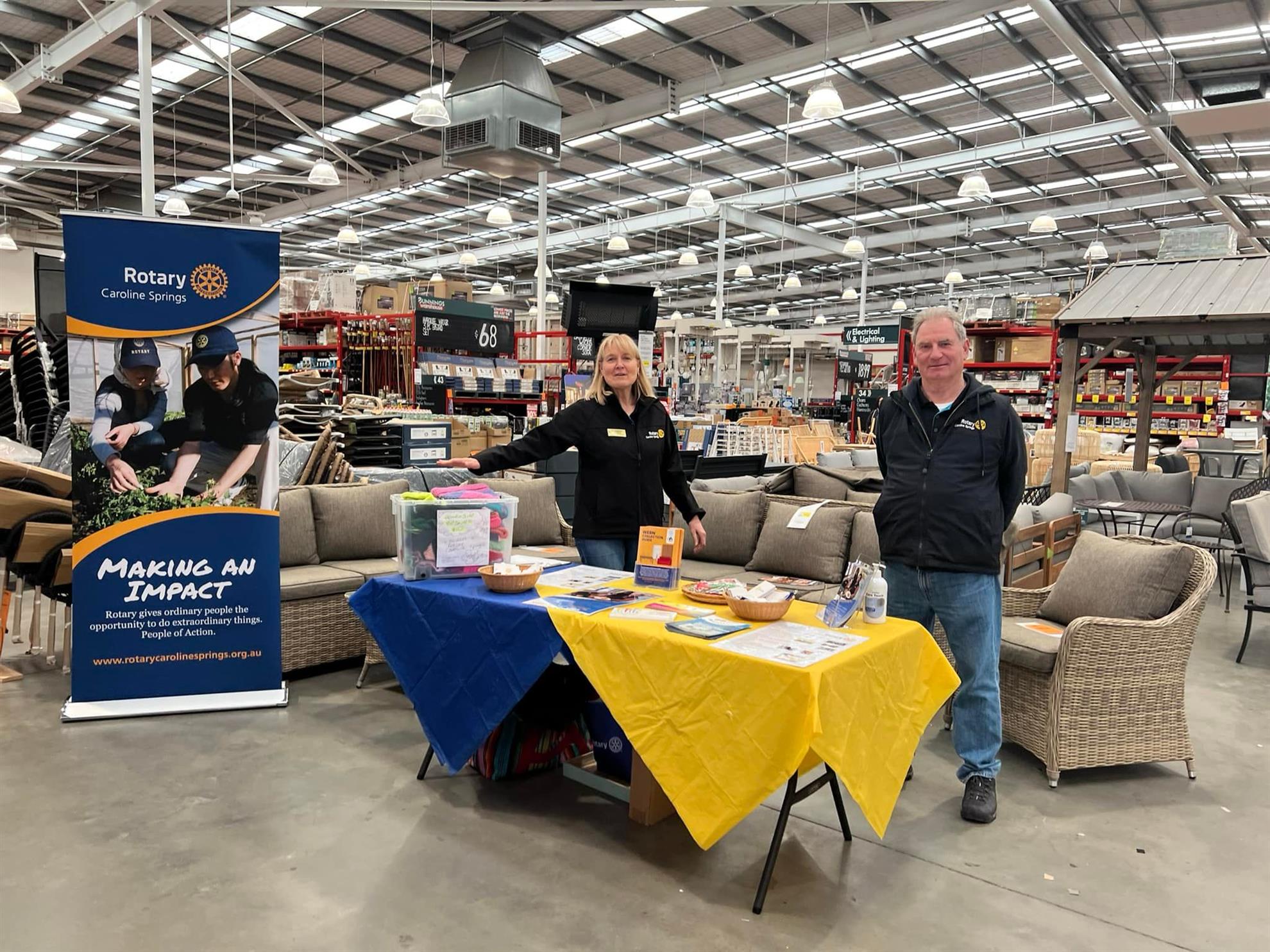 Rotary Caroline Springs Bunnings Community Stand Rotary Club of